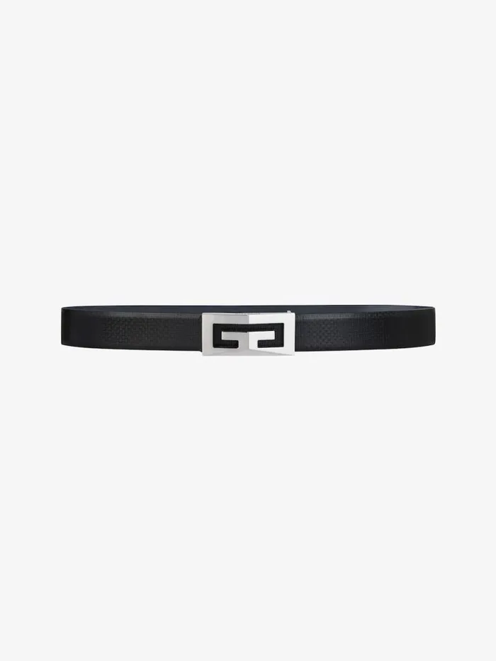 2g Reversible Belt In 4g Micro Leather Blackdark Blue WomenMen Givenchy Belts