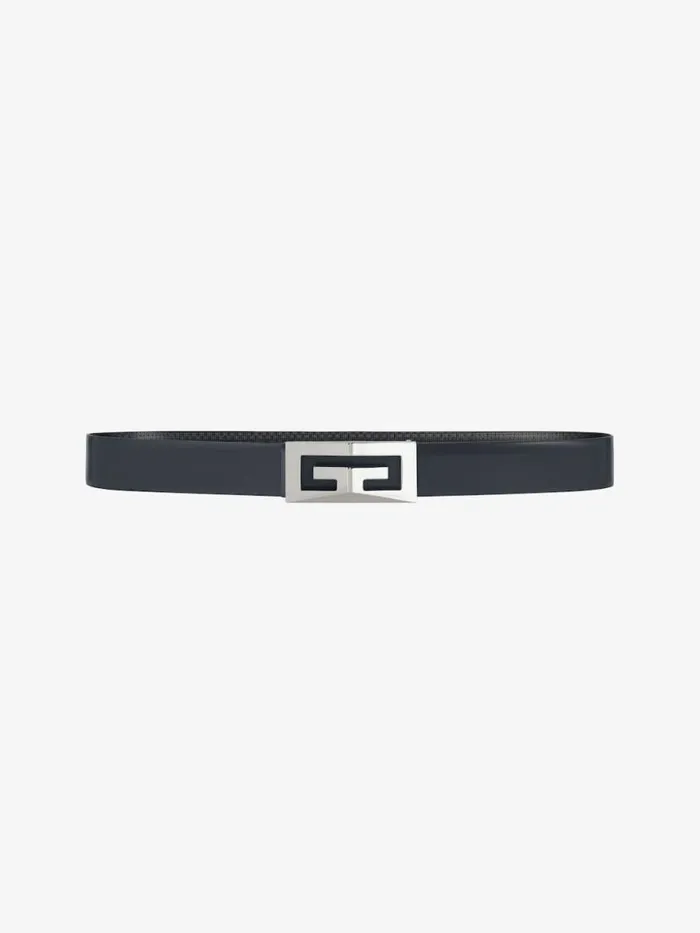2g Reversible Belt In 4g Micro Leather Blackdark Blue WomenMen Givenchy Belts