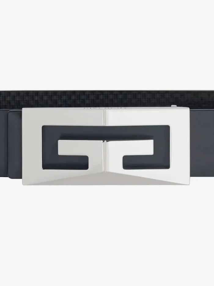 2g Reversible Belt In 4g Micro Leather Blackdark Blue WomenMen Givenchy Belts