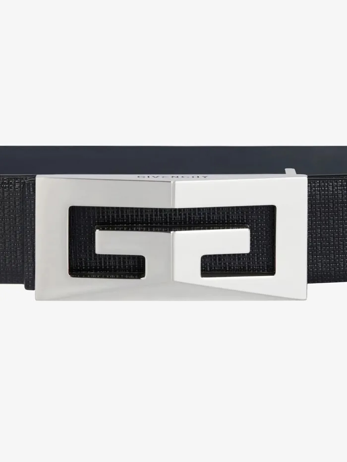 2g Reversible Belt In 4g Micro Leather Blackdark Blue WomenMen Givenchy Belts