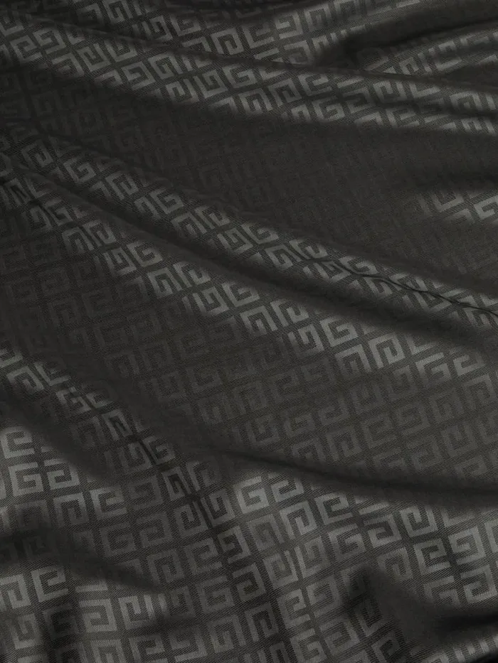 4g Shawl In Silk And Wool Dark Grey Women Givenchy Scarves