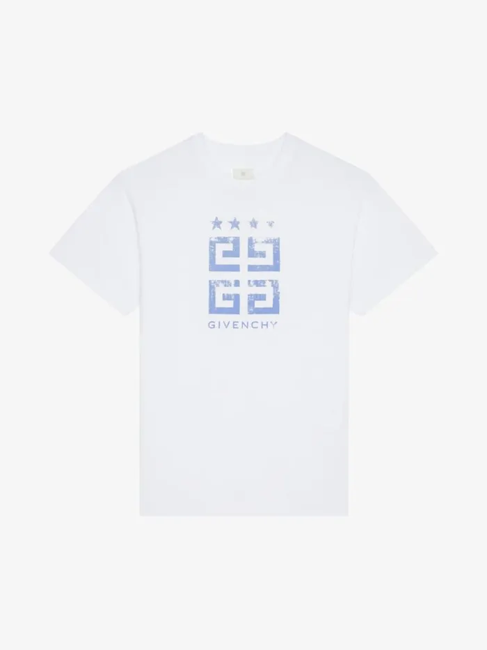 4g Stars Slim Fit TShirt In Cotton White Men Givenchy TShirts