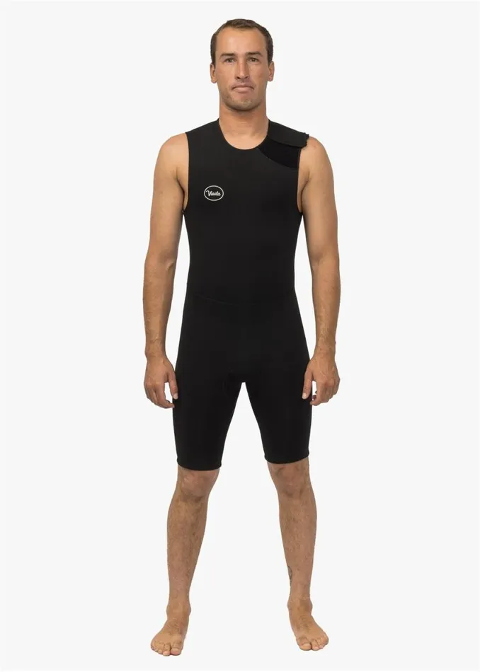 7 Seas 22 Short John Wetsuit Black Men Vissla Wetsuits