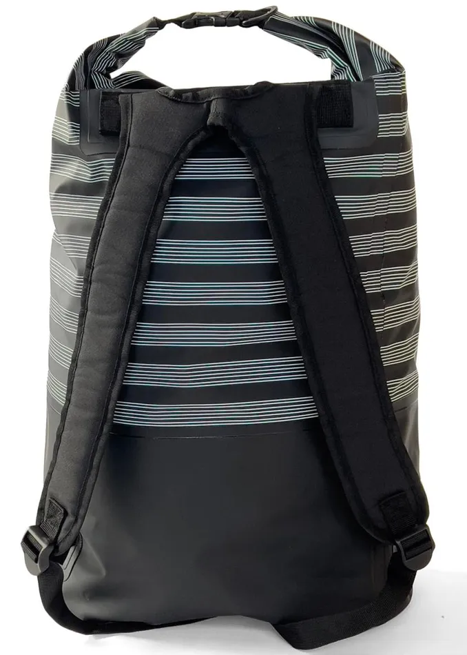 7 Seas 35L Dry Backpack Black Stripe Men Vissla Bags
