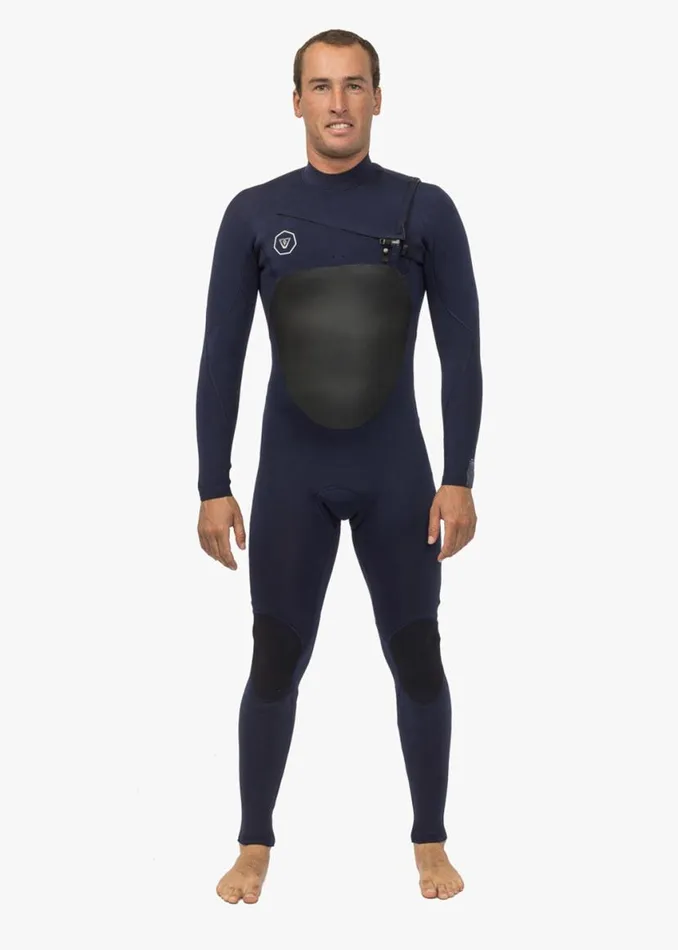 7 Seas 43 Full Chest Zip Wetsuit Navy Men Vissla Wetsuits