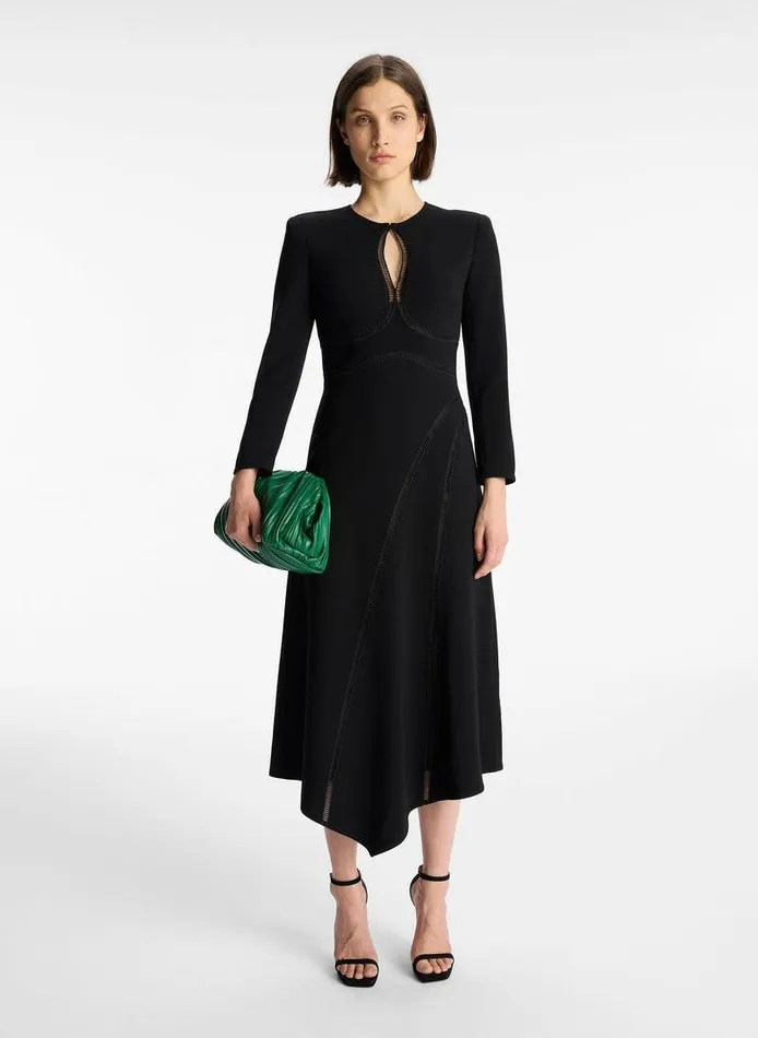 Accessories Women ALC Xenia Midi Dress Black