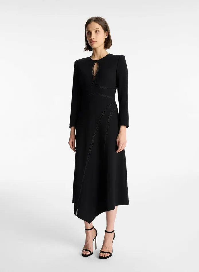 Accessories Women ALC Xenia Midi Dress Black Accessories Women ALC Xenia Midi Dress Black