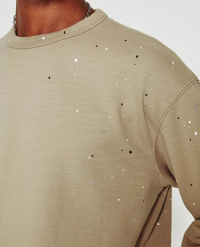 AG Jeans Arc Crew Stone Dot Natural Multi Men Tees AG Jeans Arc Crew Stone Dot Natural Multi Men Tees