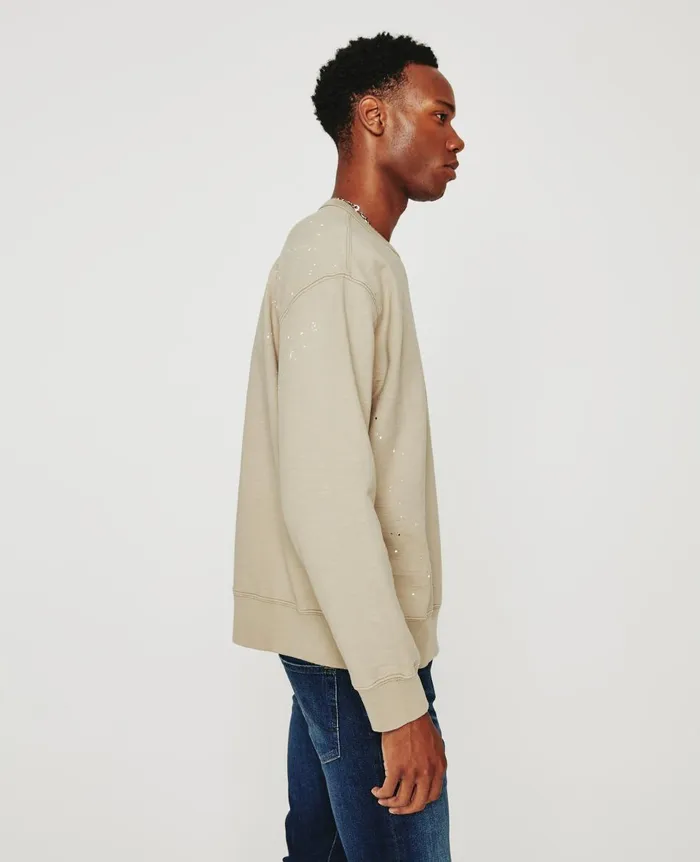 AG Jeans Arc Crew Stone Dot Natural Multi Men Tees AG Jeans Arc Crew Stone Dot Natural Multi Men Tees