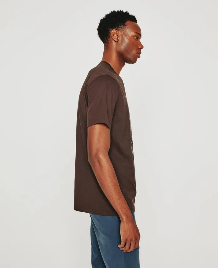 AG Jeans Bryce Crew Journey Antique Brown Men Tees AG Jeans Bryce Crew Journey Antique Brown Men Tees