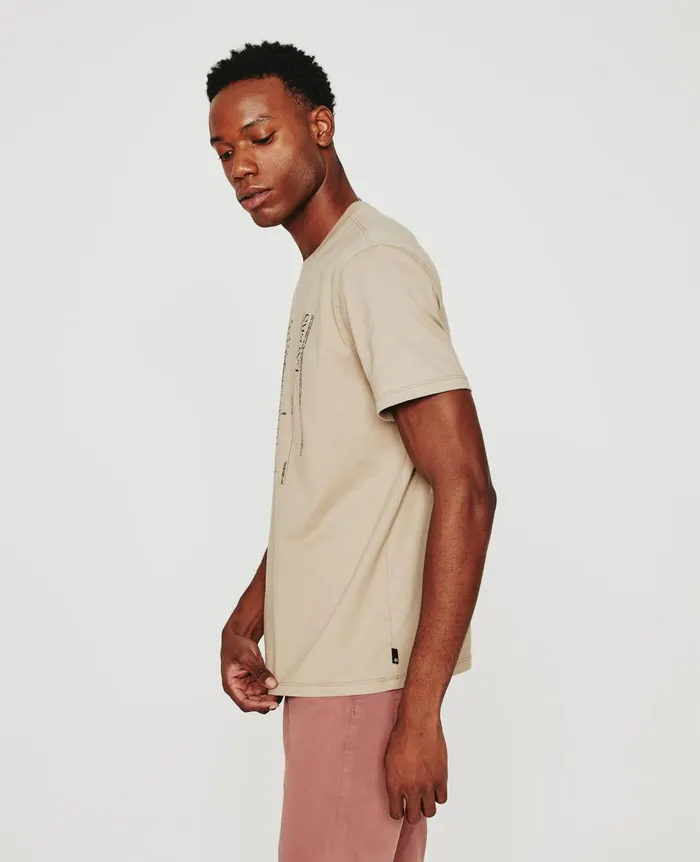 AG Jeans Bryce Crew Layer Dry Dust Men Tees AG Jeans Bryce Crew Layer Dry Dust Men Tees