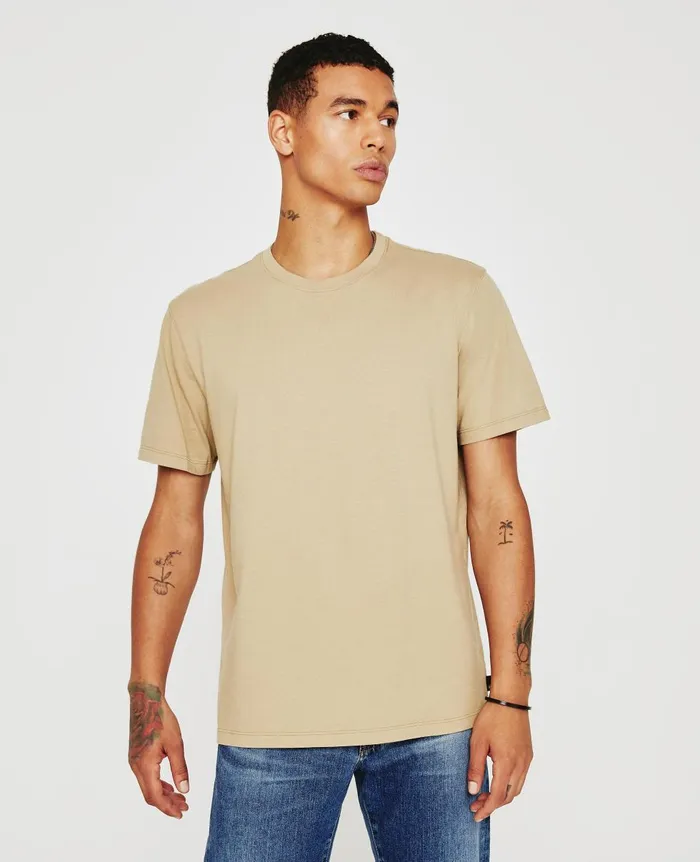 AG Jeans Bryce Crew Ravine Beige Men Tees