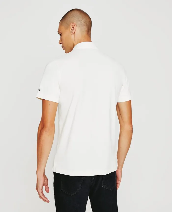 AG Jeans Bryce Polo Ivory Dust Men Polos AG Jeans Bryce Polo Ivory Dust Men Polos