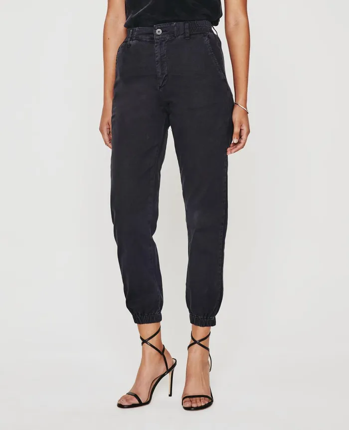 AG Jeans Caden Jogger Sulfur Black Women Pants AG Jeans Caden Jogger Sulfur Black Women Pants
