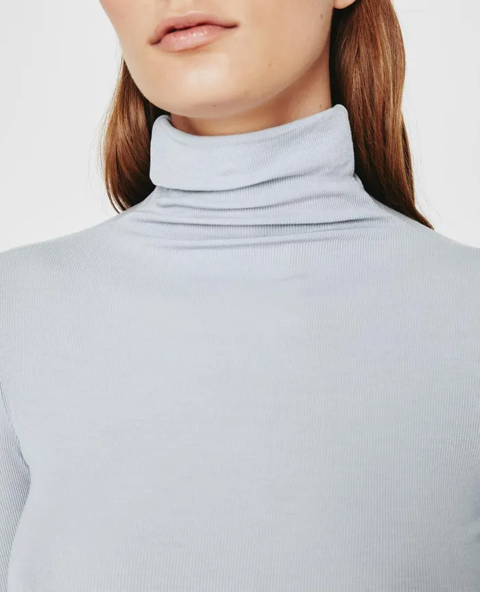 AG Jeans Chels Turtleneck White Sands Women Tops and Shirts AG Jeans Chels Turtleneck White Sands Women Tops and Shirts