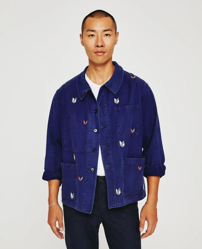 AG Jeans Easton Jacket Eb Broken Arrow French Blue WomenMen Jackets