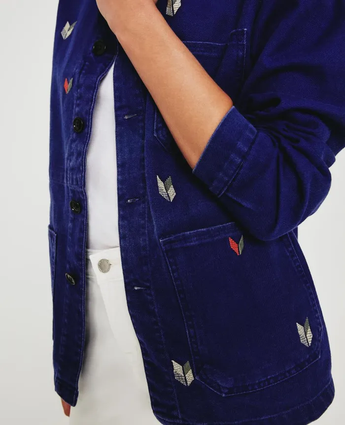 AG Jeans Easton Jacket Eb Broken Arrow French Blue WomenMen Jackets AG Jeans Easton Jacket Eb Broken Arrow French Blue WomenMen Jackets