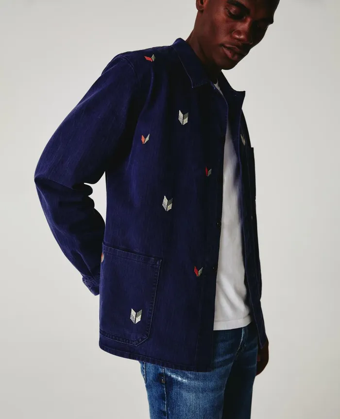 AG Jeans Easton Jacket Eb Broken Arrow French Blue WomenMen Jackets AG Jeans Easton Jacket Eb Broken Arrow French Blue WomenMen Jackets