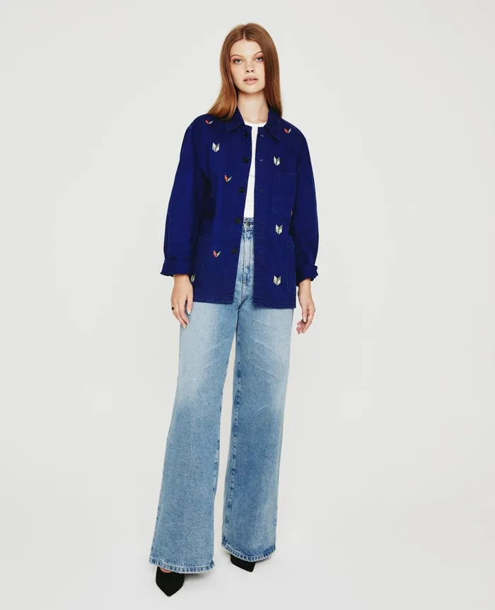 AG Jeans Easton Jacket Eb Broken Arrow French Blue WomenMen Jackets AG Jeans Easton Jacket Eb Broken Arrow French Blue WomenMen Jackets