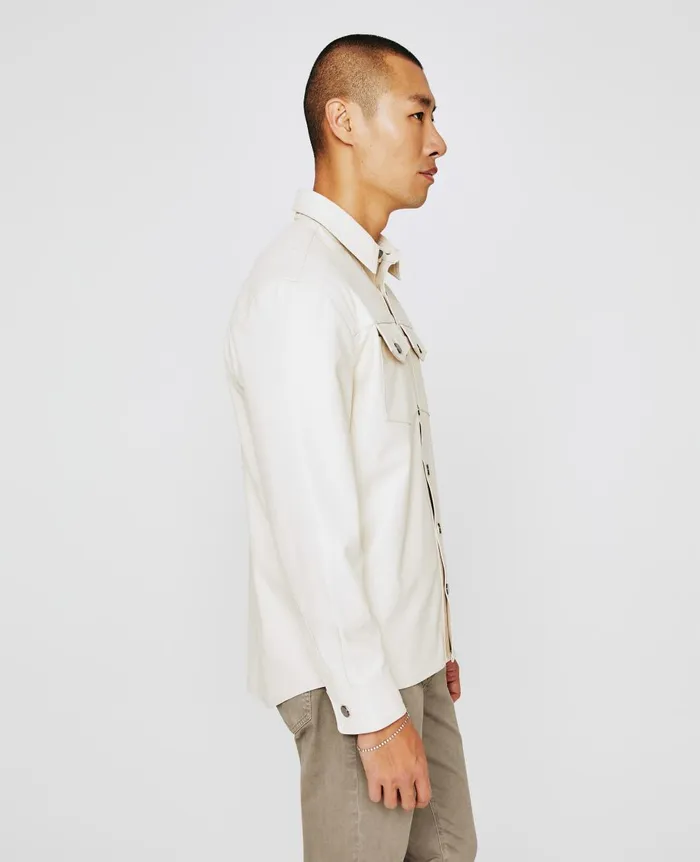 AG Jeans Elias Shirt Jacket Ivory Dust Men Shirts AG Jeans Elias Shirt Jacket Ivory Dust Men Shirts