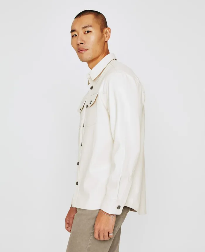AG Jeans Elias Shirt Jacket Ivory Dust Men Shirts AG Jeans Elias Shirt Jacket Ivory Dust Men Shirts
