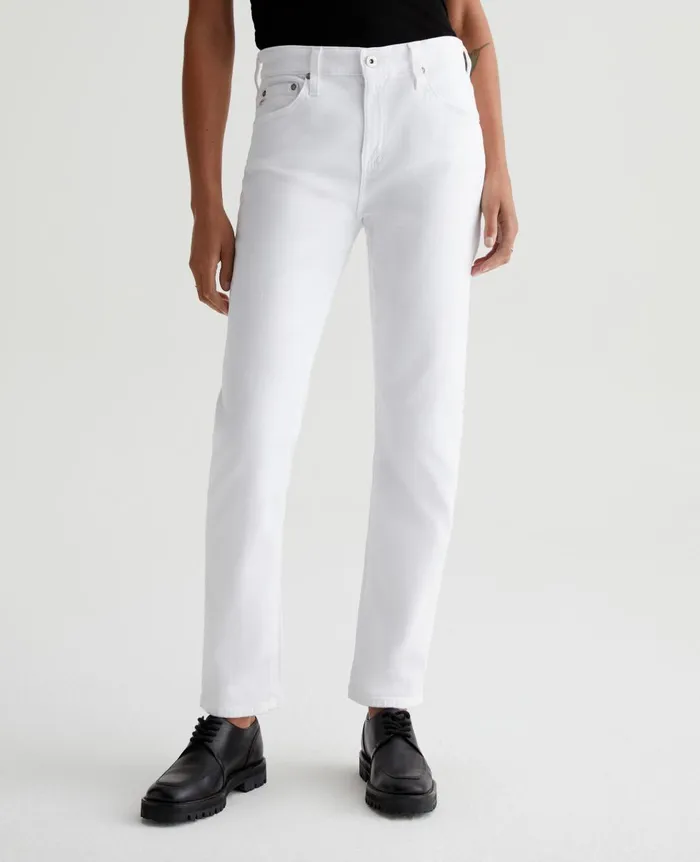 AG Jeans ExBoyfriend Slim 1 Year Classic White Women Denim AG Jeans ExBoyfriend Slim 1 Year Classic White Women Denim