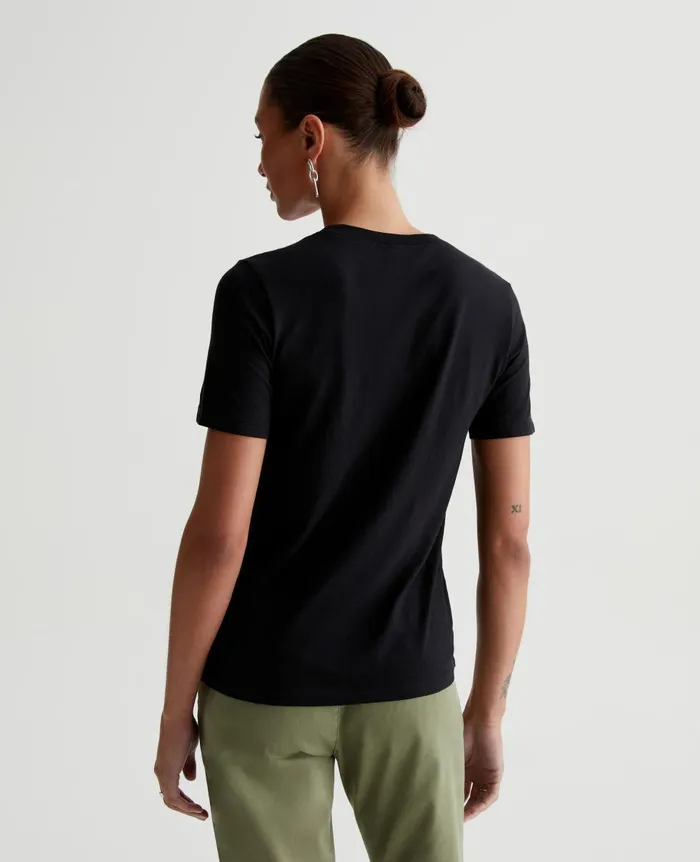 AG Jeans Jagger Crew True Black Women Tees and Tanks AG Jeans Jagger Crew True Black Women Tees and Tanks