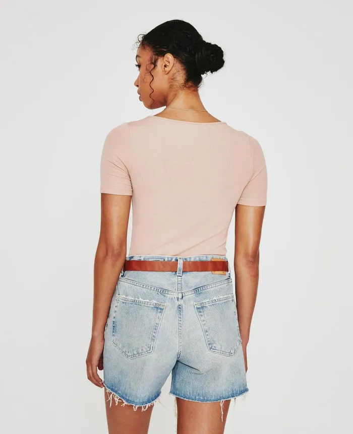 AG Jeans Jaxon Scoop Rose Cloud Women Tops and Shirts AG Jeans Jaxon Scoop Rose Cloud Women Tops and Shirts