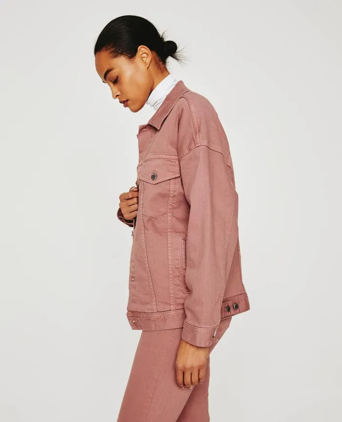 AG Jeans Kendrix Jacket Dusty Blush Women Jackets AG Jeans Kendrix Jacket Dusty Blush Women Jackets