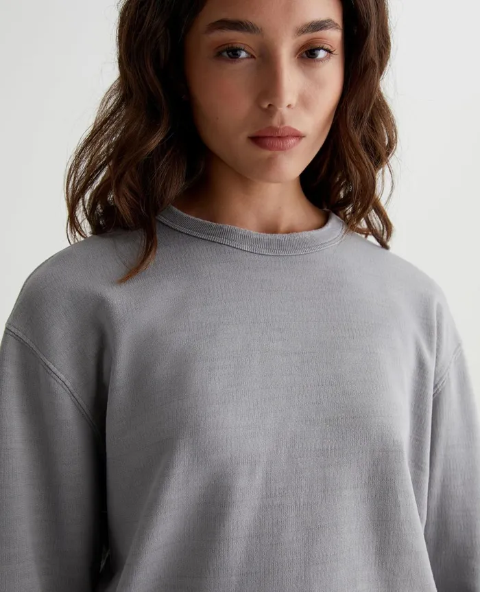 AG Jeans Nova Crew 5 Years Ink Stone Women Sweatshirts AG Jeans Nova Crew 5 Years Ink Stone Women Sweatshirts