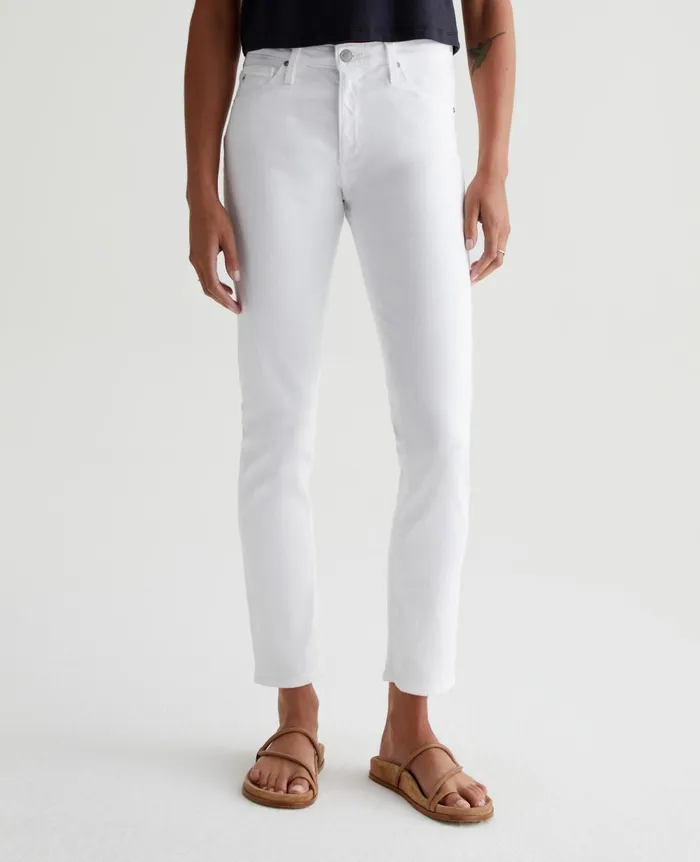 AG Jeans Prima Ankle White Women Denim AG Jeans Prima Ankle White Women Denim