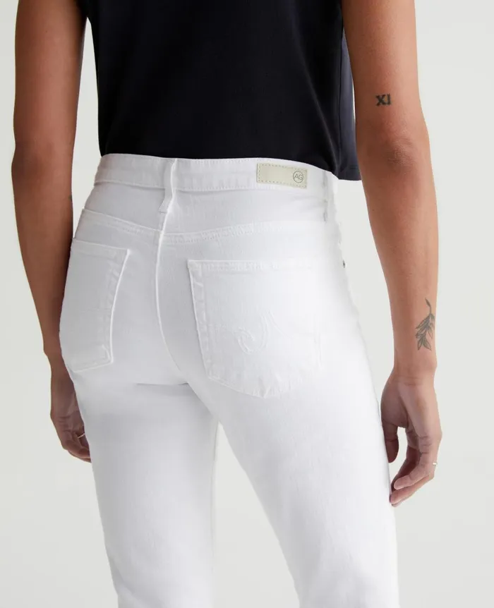 AG Jeans Prima Ankle White Women Denim AG Jeans Prima Ankle White Women Denim