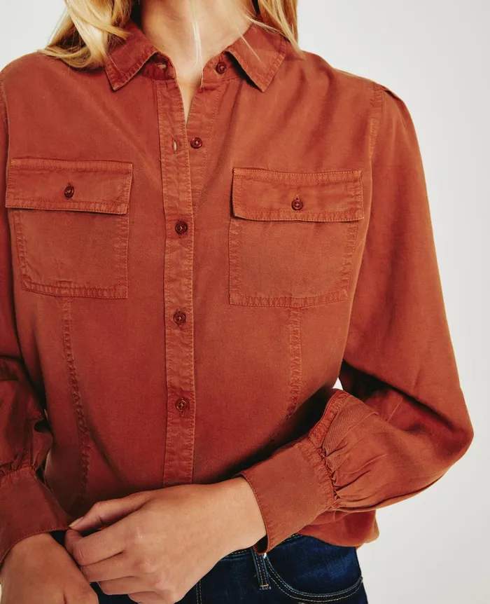 AG Jeans Sable Shirt Tawny Clay Women Tops and Shirts AG Jeans Sable Shirt Tawny Clay Women Tops and Shirts