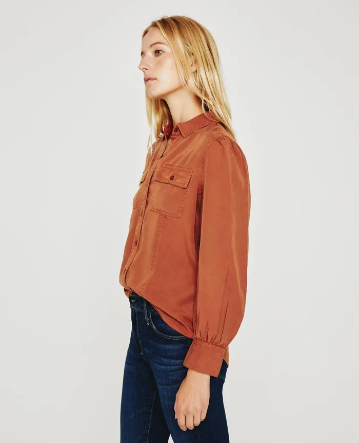 AG Jeans Sable Shirt Tawny Clay Women Tops and Shirts AG Jeans Sable Shirt Tawny Clay Women Tops and Shirts