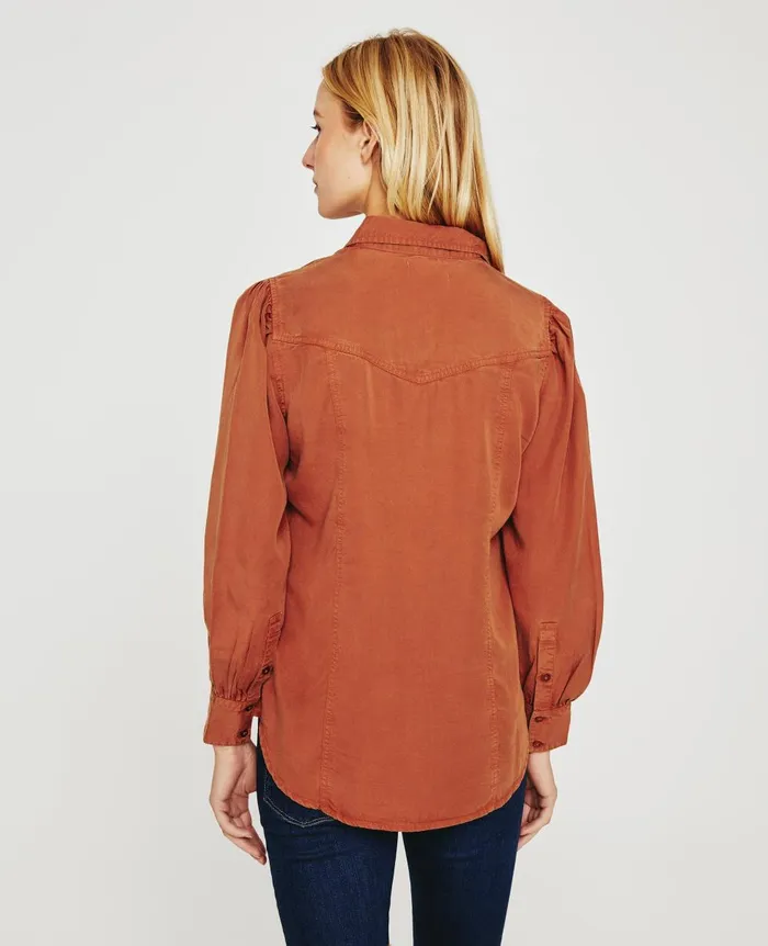 AG Jeans Sable Shirt Tawny Clay Women Tops and Shirts AG Jeans Sable Shirt Tawny Clay Women Tops and Shirts