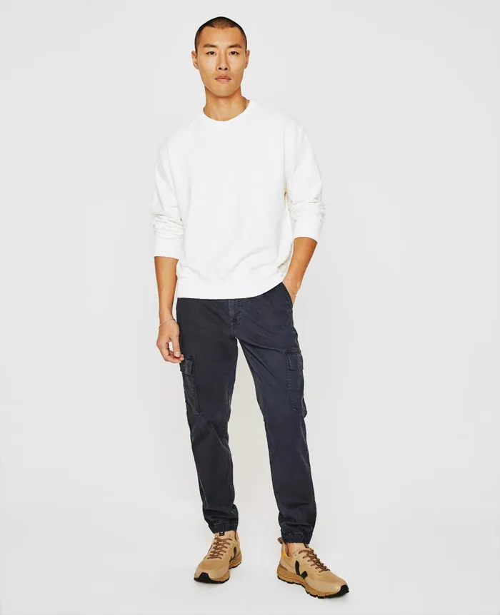 AG Jeans Tellis Cargo Sulfur Pure Black Men Pants