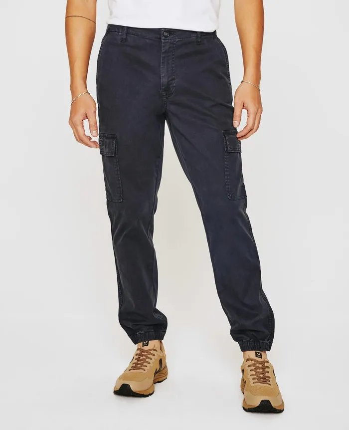 AG Jeans Tellis Cargo Sulfur Pure Black Men Pants AG Jeans Tellis Cargo Sulfur Pure Black Men Pants