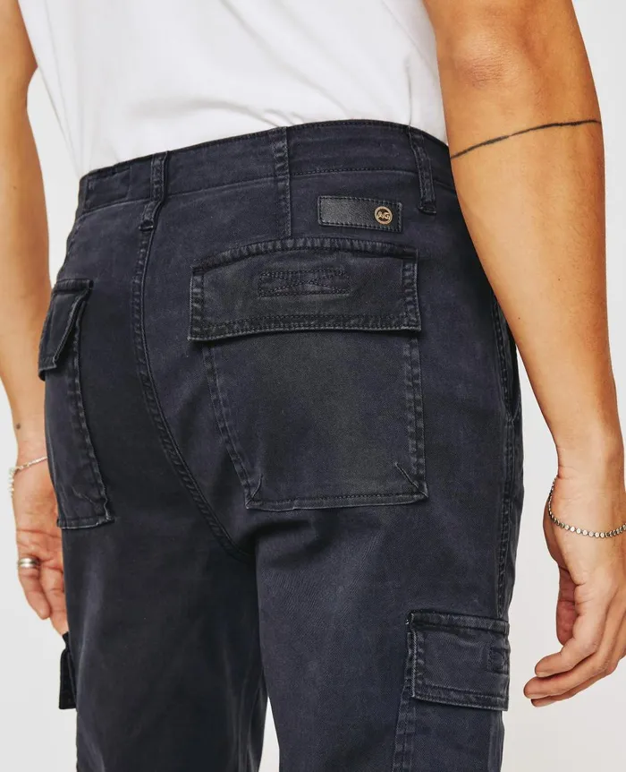 AG Jeans Tellis Cargo Sulfur Pure Black Men Pants AG Jeans Tellis Cargo Sulfur Pure Black Men Pants
