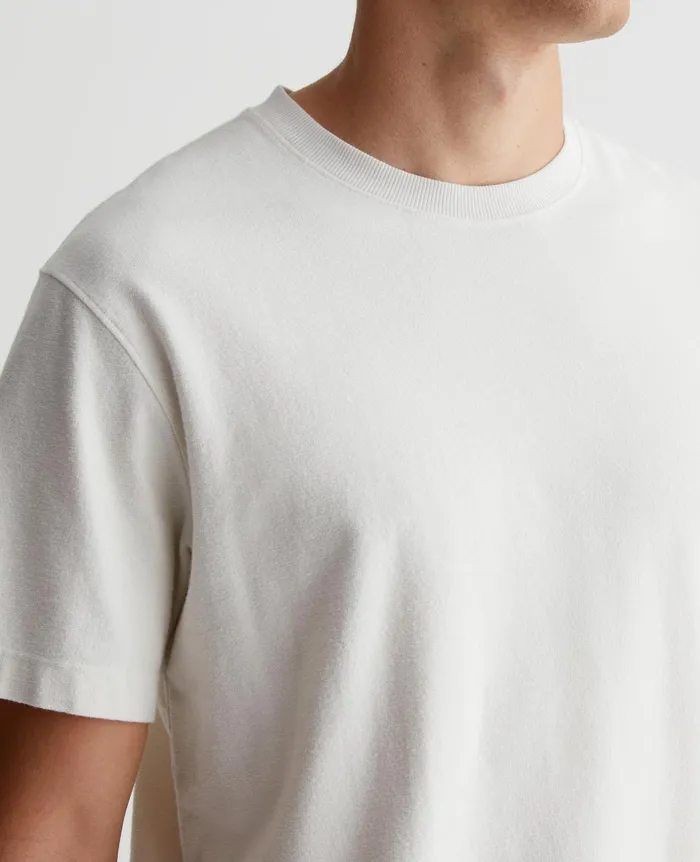 AG Jeans Wesley Crew Ivory Dust Men Tees AG Jeans Wesley Crew Ivory Dust Men Tees
