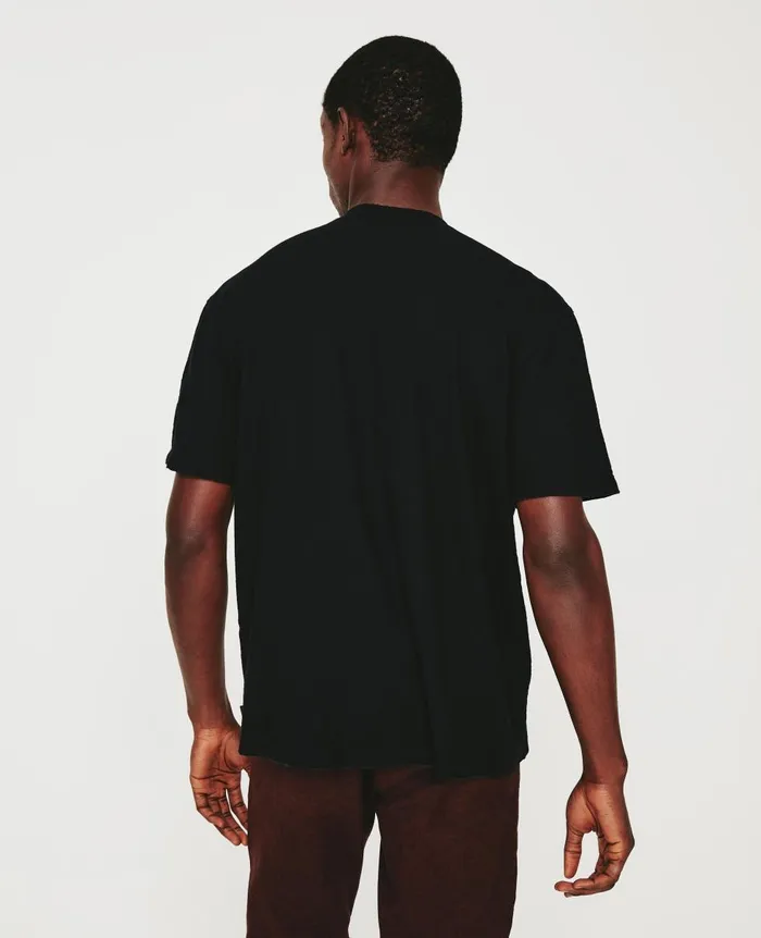 AG Jeans Wesley Crew Live Band 5 Years True Black Men Tees AG Jeans Wesley Crew Live Band 5 Years True Black Men Tees