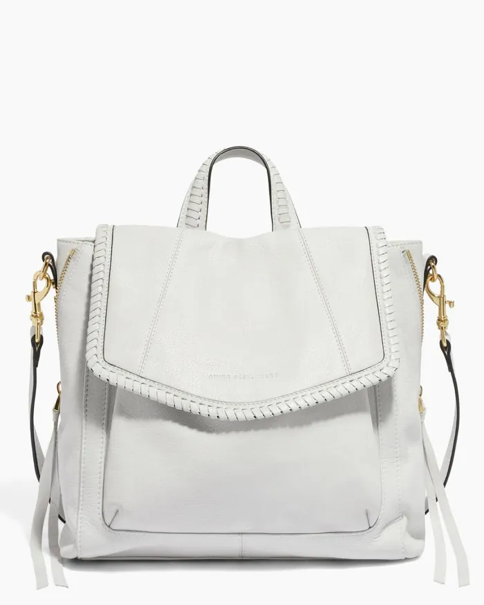 All For Love Convertible Backpack Cloud With Shiny Gold Women Aimee Kestenberg Backpacks