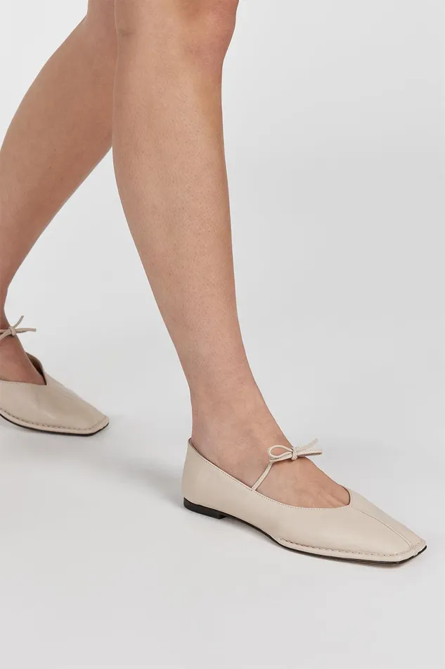 ALOHAS SWAY CREAM BALLET FLAT Women DISSH The Gift Shop