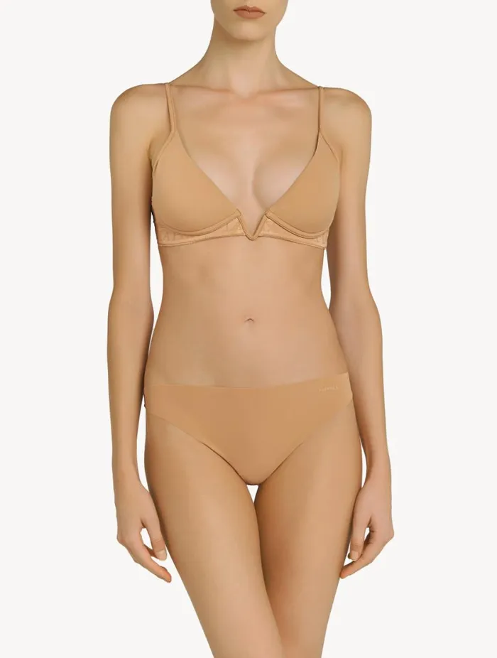 Amarettocoloured Nonwired Padded Triangle Vbra Lingerie La Perla Padded
