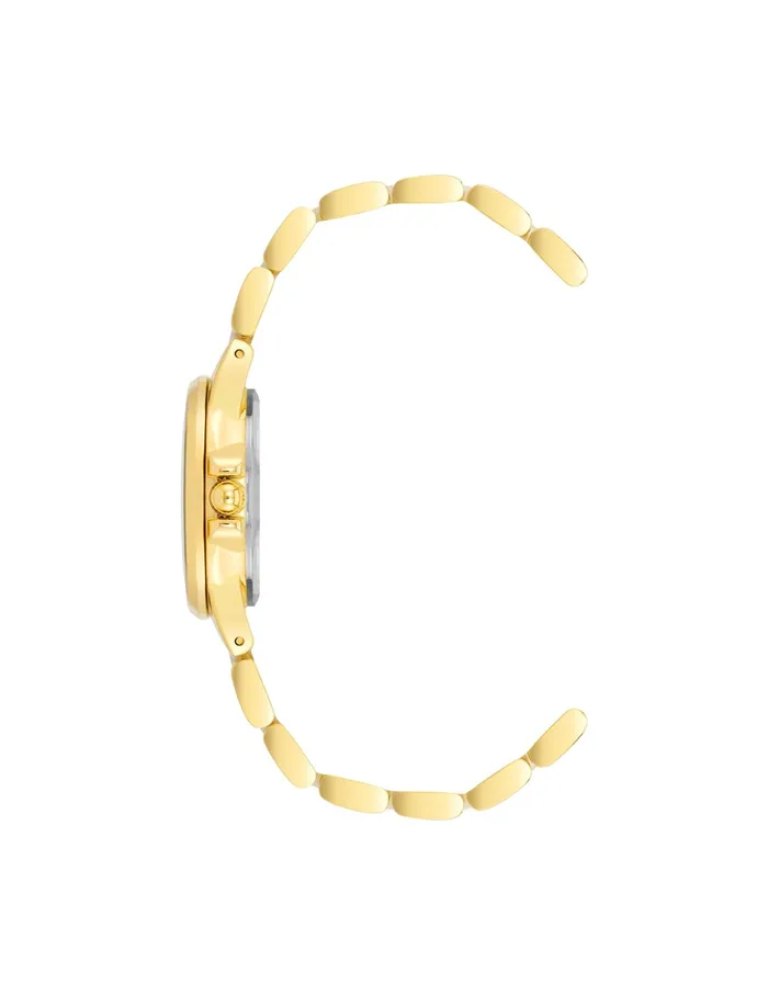 Anne Klein Diamond Accented Ceramic Bracelet Watch Taupe Women Watches 038 Jewelry