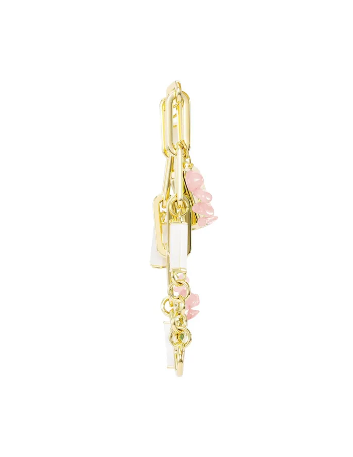 Anne Klein Gemstone Charm Bracelet Watch Rose Quartz Women Watches 038 Jewelry