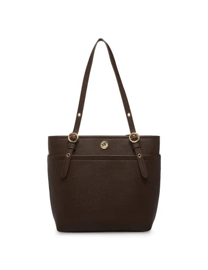 Anne Klein Pocket Tote Espresso Women Handbags