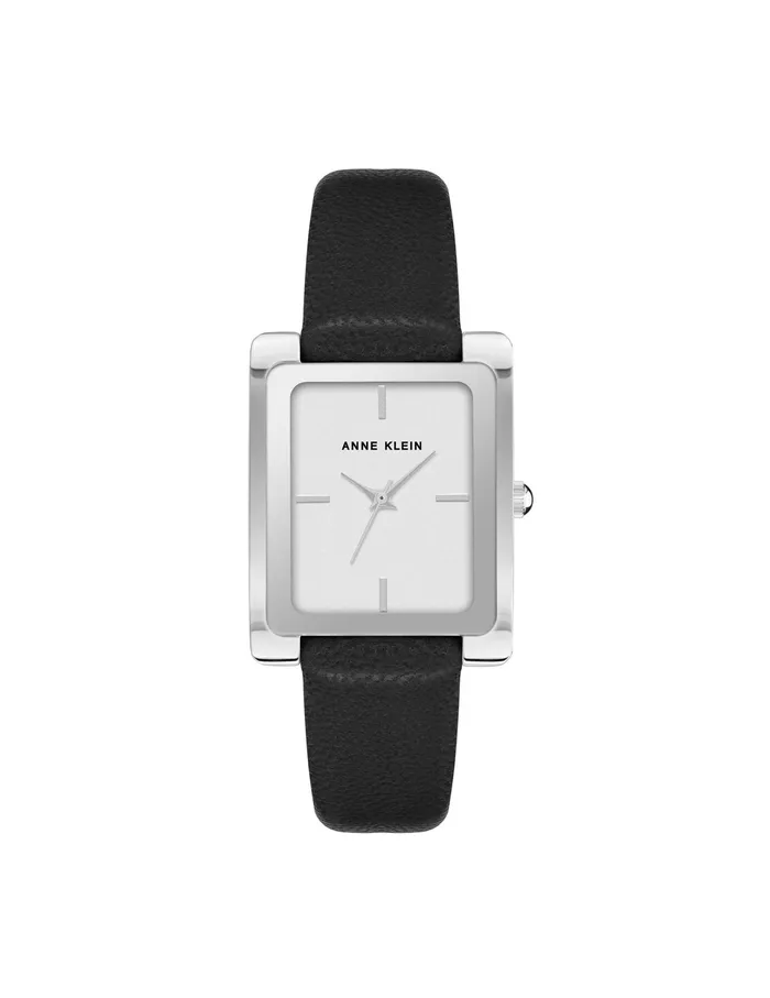 Anne Klein Rectangular Case Leather Band Watch Black Women Watches 038 Jewelry Anne Klein Rectangular Case Leather Band Watch Black Women Watches 038 Jewelry