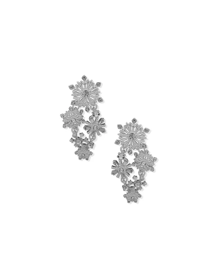 Anne Klein Snowflake Statement Post Drop Pierced Earrings Silver Tone Women Watches 038 Jewelry Anne Klein Snowflake Statement Post Drop Pierced Earrings Silver Tone Women Watches 038 Jewelry
