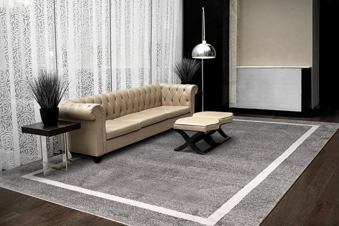 Anne Klein The Simplicity Modern Rug Collection Grey Women Home