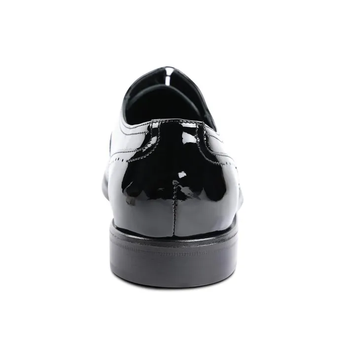 Arno Sera PlainToe Balmoral Oxford 8211 Black Patent Men Bruno Magli Dress Shoes